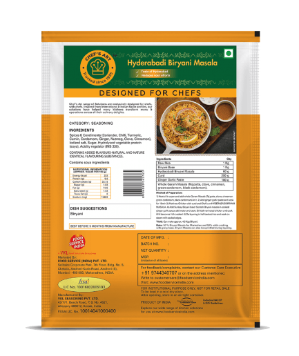 Chef's Art Hyderabadi Biryani Masala