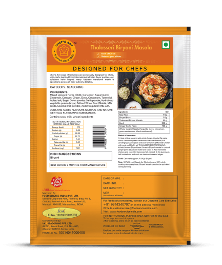 Chef's Art Thalassery Biryani Seasoning